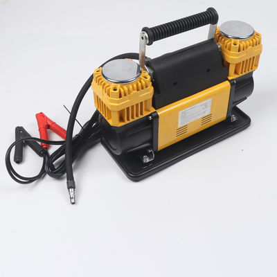 Fluxo de ar de 160L/min Inflador de pneus de automóvel Duplo cilindro DC12V 150PSI Bomba de ar elétrica