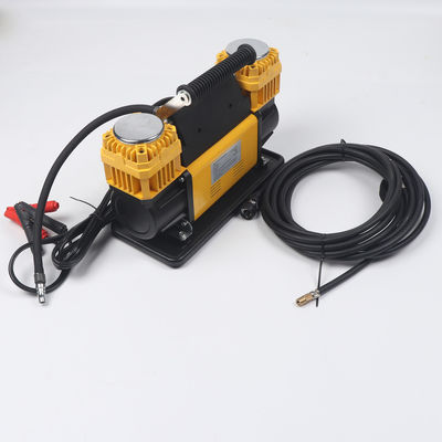 Fluxo de ar de 160L/min Inflador de pneus de automóvel Duplo cilindro DC12V 150PSI Bomba de ar elétrica