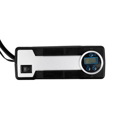 Inflador de pneus de bomba de ar de carro portátil de 12 V com mangueira de ar de 55 cm e 2 adaptadores de bocal